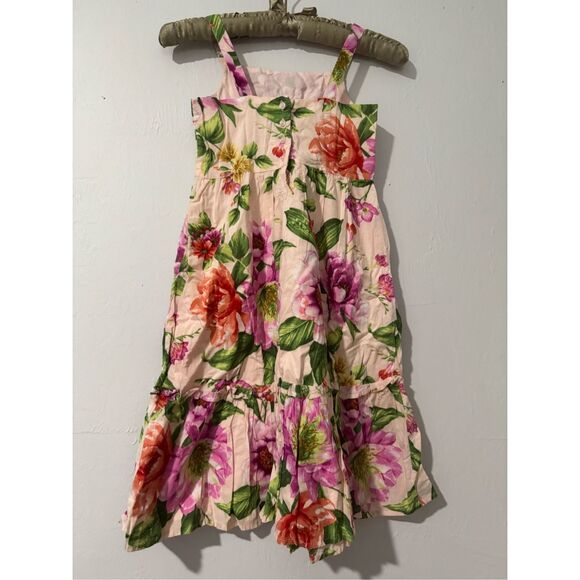 Janie and Jack Dahlia Bow midi dress 6 - Picture 2 of 7